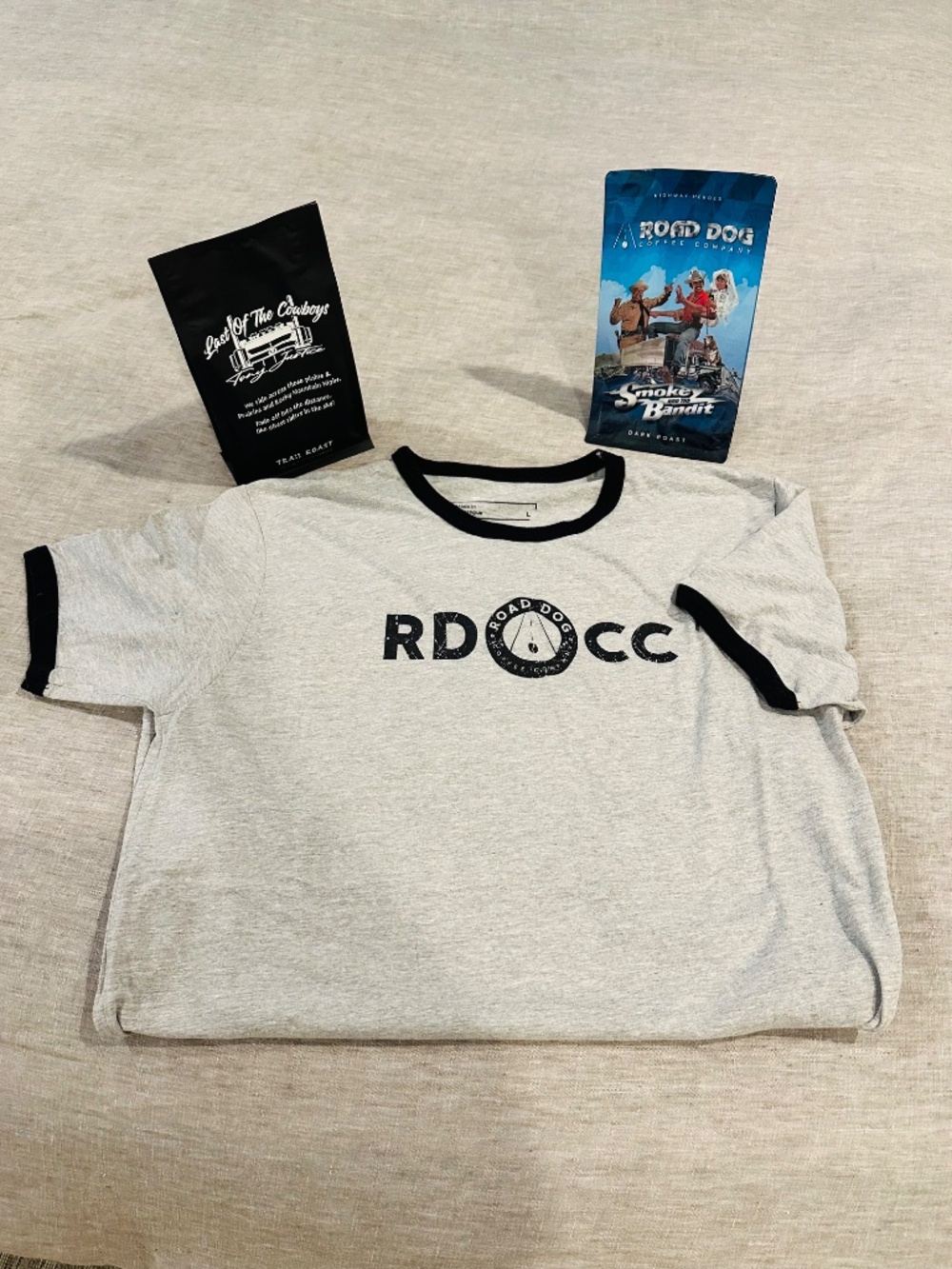 Road Dog Coffee Company Banded T, Molecular Caffeine